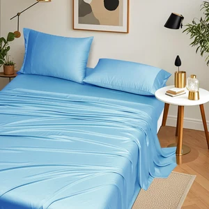 Luxury Oeko-tex Organic Bamboo Bed Sheet Set 300tc Bamboo Bedding Set Bamboo Bedsheet Set