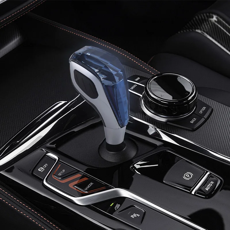 Ultra LED Light Illuminated Gear Knob Button-Free Shifter Touch Activated Compatible with Most Cars Car Gear Shift Knob