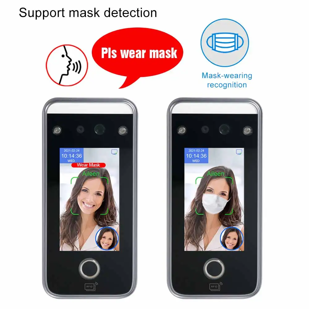 Timmy Free SDK Web Based Software Face and Fingerprint Recognition Time Attendance Access Control Device