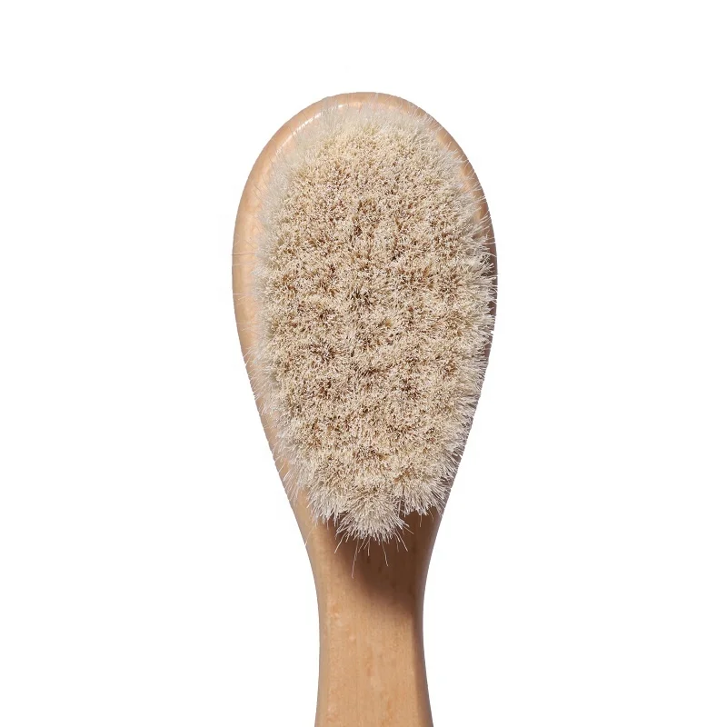 3-Piece Wooden Baby Hair Brush Set by Natemia