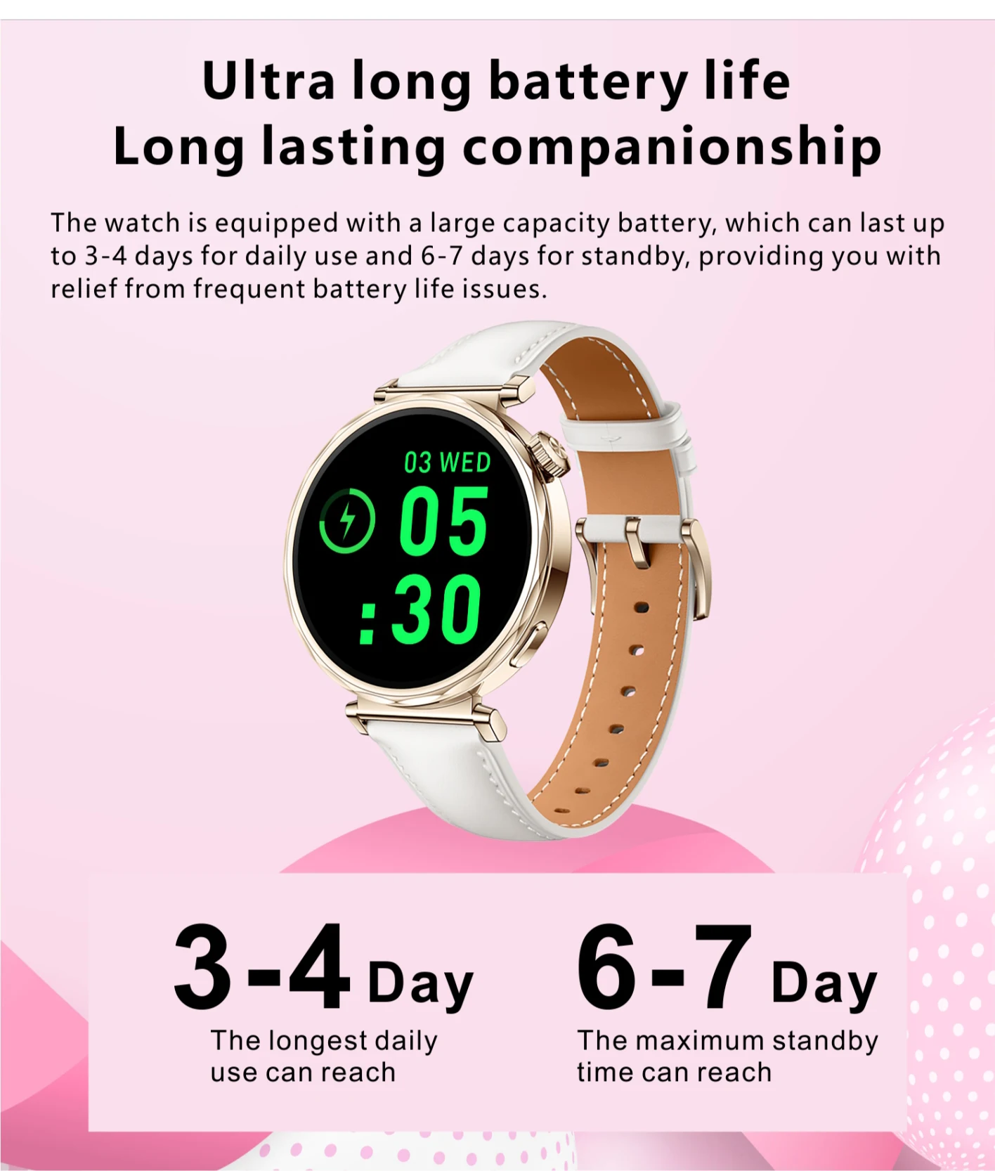 Latest Model Round Dial Smart Watch S6 Mini 1.32inch Amoled 3D UI Screen Double Band Blood Heart Rate Reloj Smart Watch Mujer