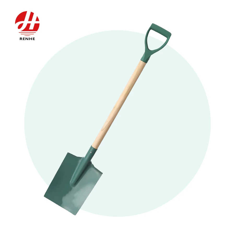 High Quality All Steel Shovel with Wooden Handle Practical Farm Tool