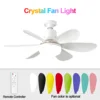Ventilateur de plafond avec lumière - blanc - abat-jour blanc laiteux