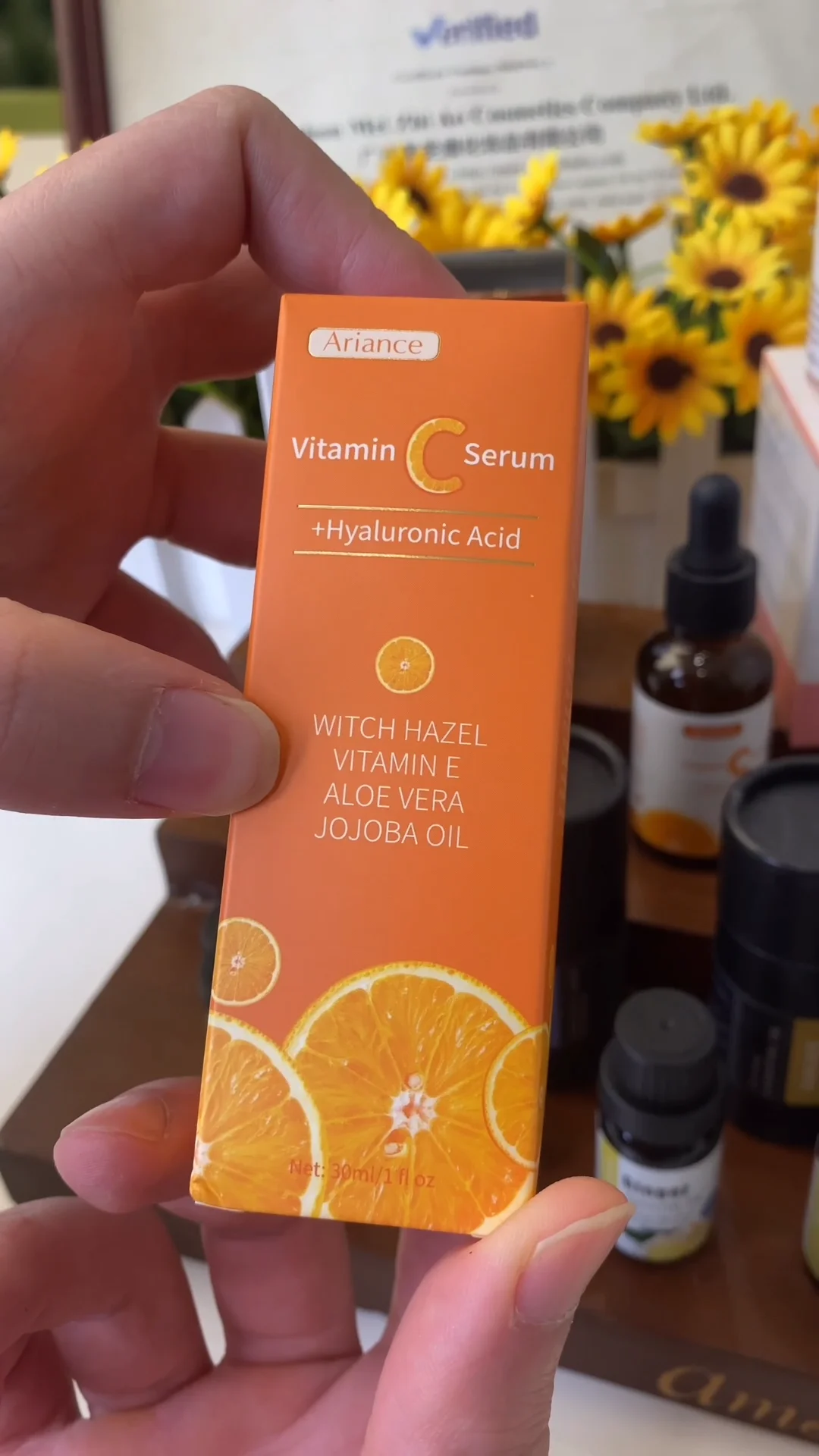 In Stock Whitening Vitamin C Brightening Serum Natural Skin Care Wholesale Hydrating Vitamin C 0380