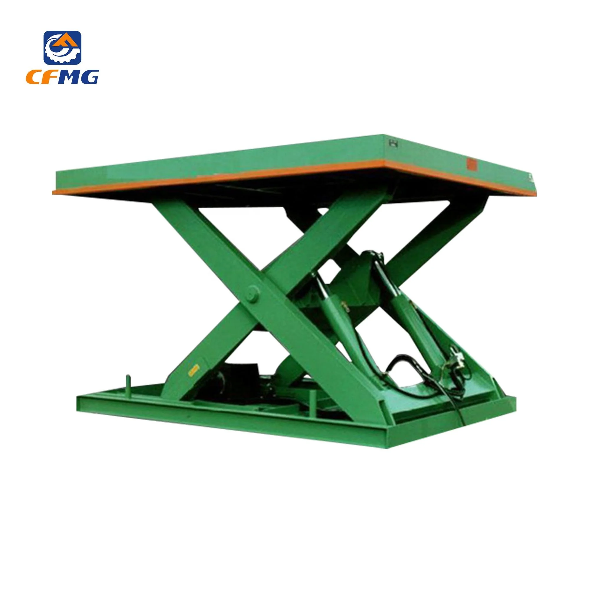 Fixed Adjustable Scissor Lift Dock Leveler With Motor For Manufacturing ...