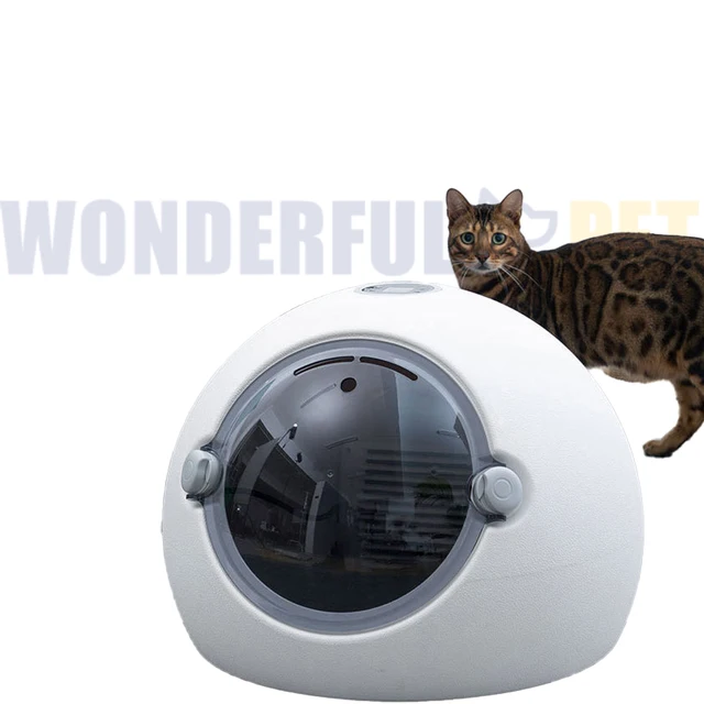 Automatic Pet Hair Dryer Low Noise Pet Drying Box Smart Pet Grooming Hair Dryer with Feeding Window for Small Cats Dogs Rabbits