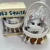 20724-Blue & White Bicolor Cat Squishy