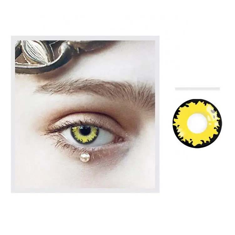 Realcon Wholesale Crazy Nice Colored Halloween Contact Lens Contacts Factory