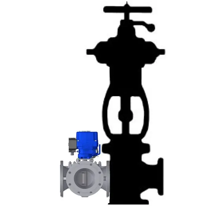 AMOT Three-way Temperature Control Valve GG Series With AMOT Control Valve 3 Way Rotary Control Valve