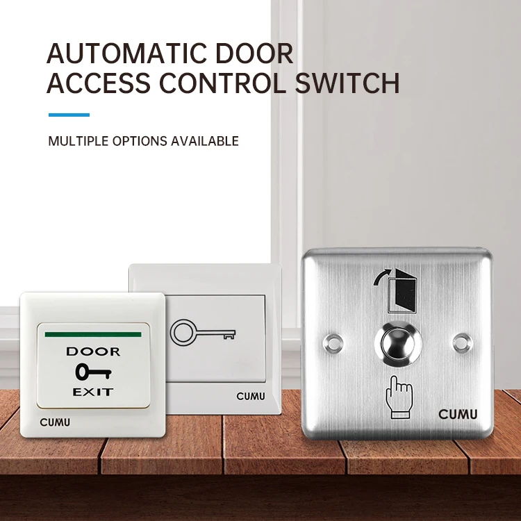 Residential Entrance Access Control System Small Exit Button Stainless ...