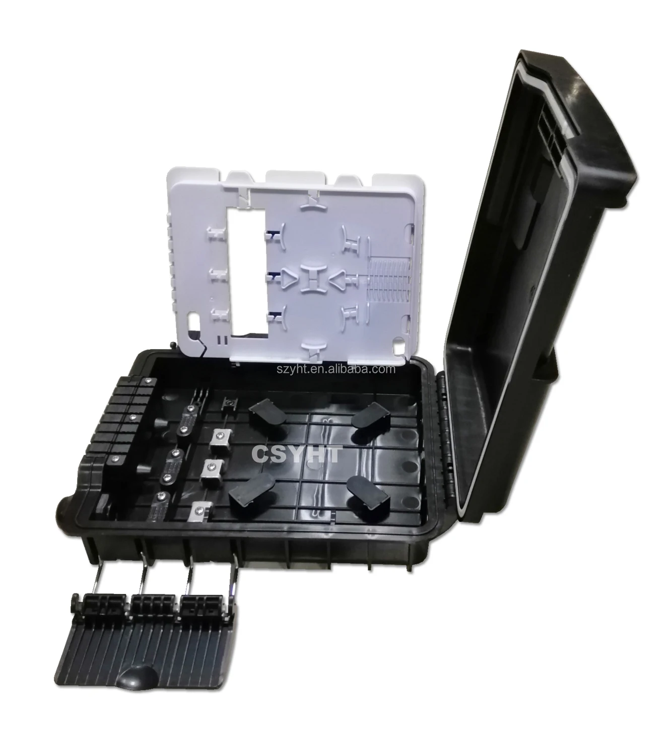 CTO cajas 1x8 NAP ftth terminal box ODB 8 core Outdoor Optical Distribution Box IP65 Black Fiber Nap Box Fiber Home