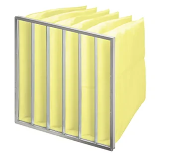 Medium Efficiency F8 Air Filter Element New 592*592*381 Paint Bag Filter for HVAC Filtration Systems