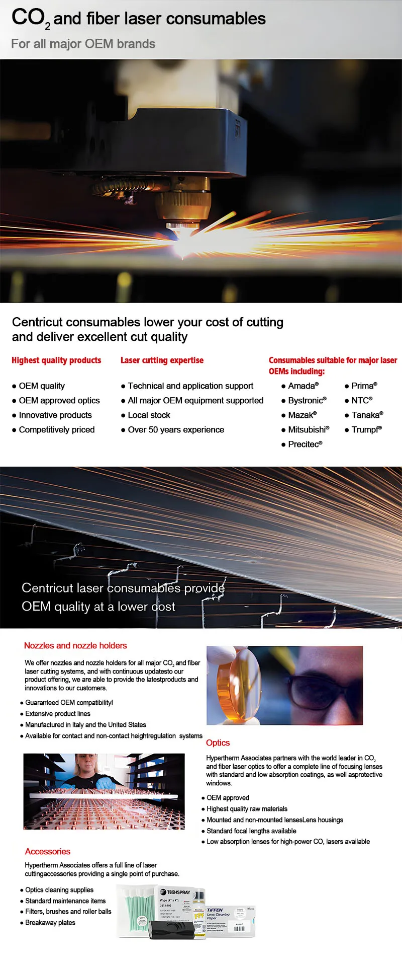 Centricut MZ346-0002X Laser Cutting Nozzle New Equipment Part for Mazak Laser Machines