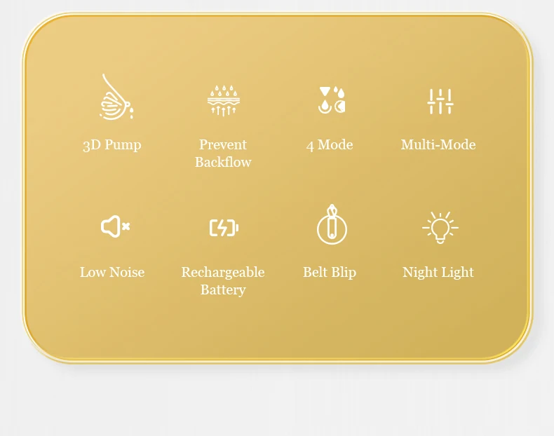 Horigen Rechargeable Digital Breast Feeding Pump Portable Noiseless