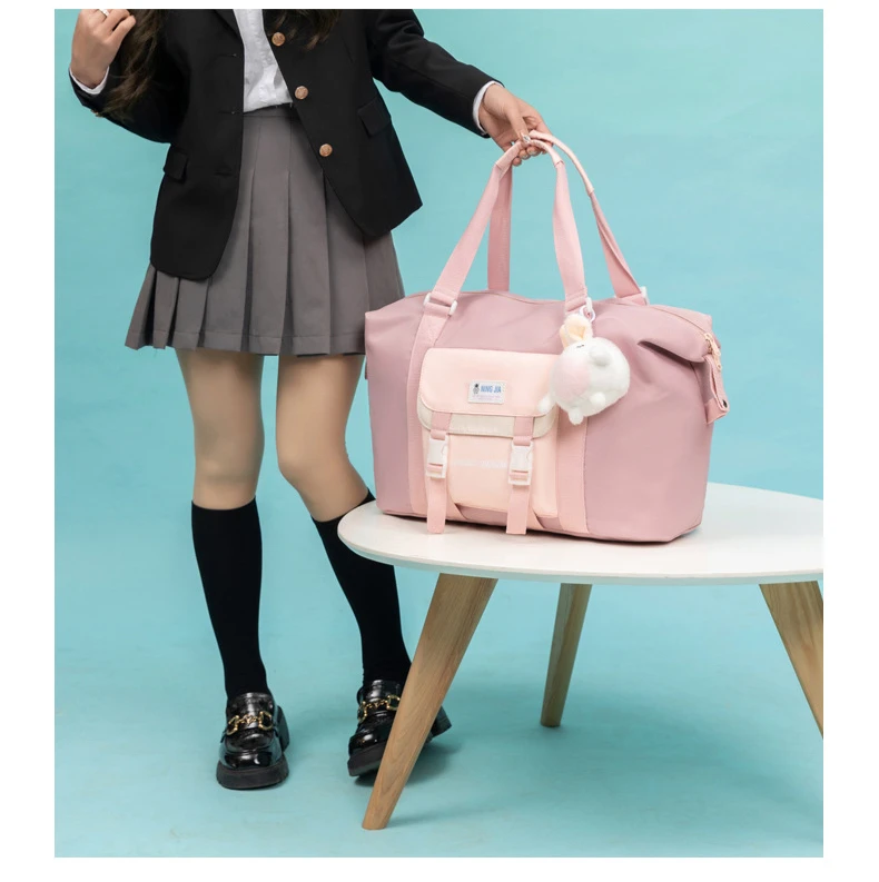 Large Capacity Oxford Gym Bag Dry Wet Separation for Young Workout Hand Carry Storage Backpack Sport Tote Duffle Bag