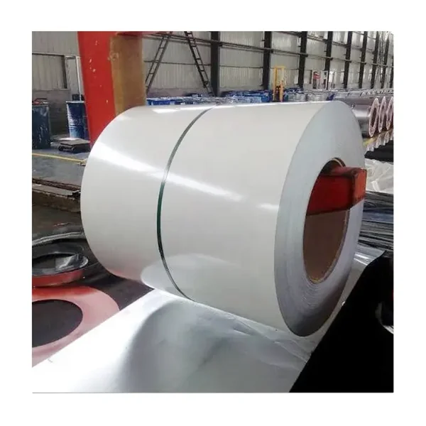 Ppgi White Color Code 9016 Prepainted Galvanized Steel Coil 0.4mm Ppgl in Steel Coils Color Coated Steel Coil