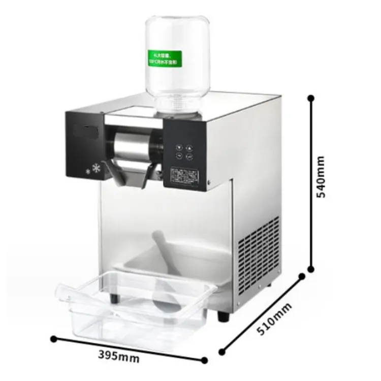 Snowflake Shaved Ice Machine Snow Shaving Ice Flake Making Bingsu Machine