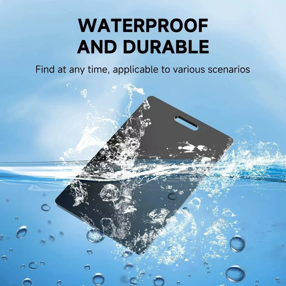 Smart GPS Navigation Tracker Key Finder Waterproof Positioning Real Time Tracking IOS Compatible Remote Control Locator Card