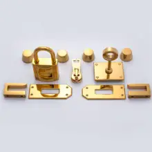 Factory wholesale hot selling gold bag lock bag buckle set zinc alloy metal bag accessories hardware