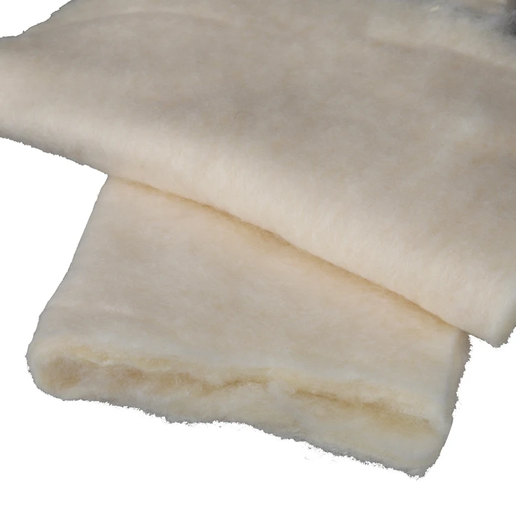 thermal bonded silk/wool/polyester batting/padding/wadding cloth