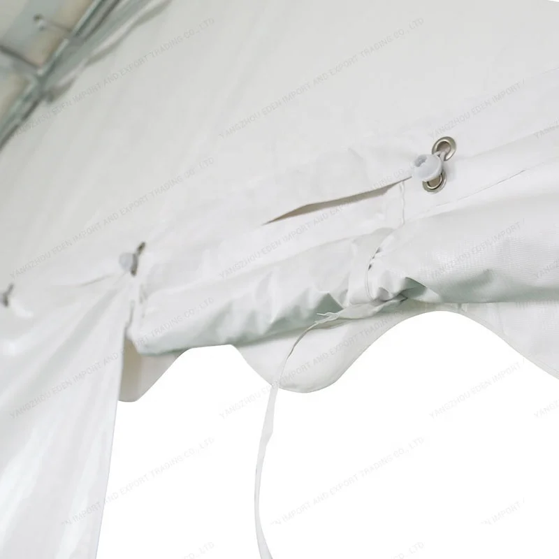 Дешевые белые праздничные палатки из ПВХ с боковыми Сторонами, 6x12