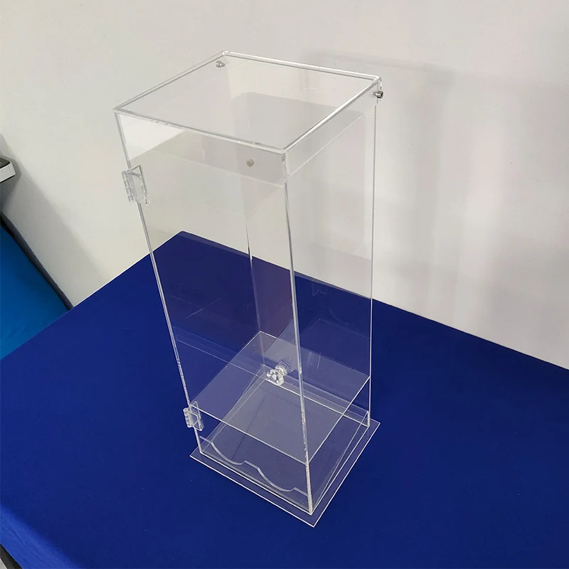 Acrylic Ice Cream Cone Dispenser Clear Waffle Cone Holder With Packaging Bag Holder Ice Cream