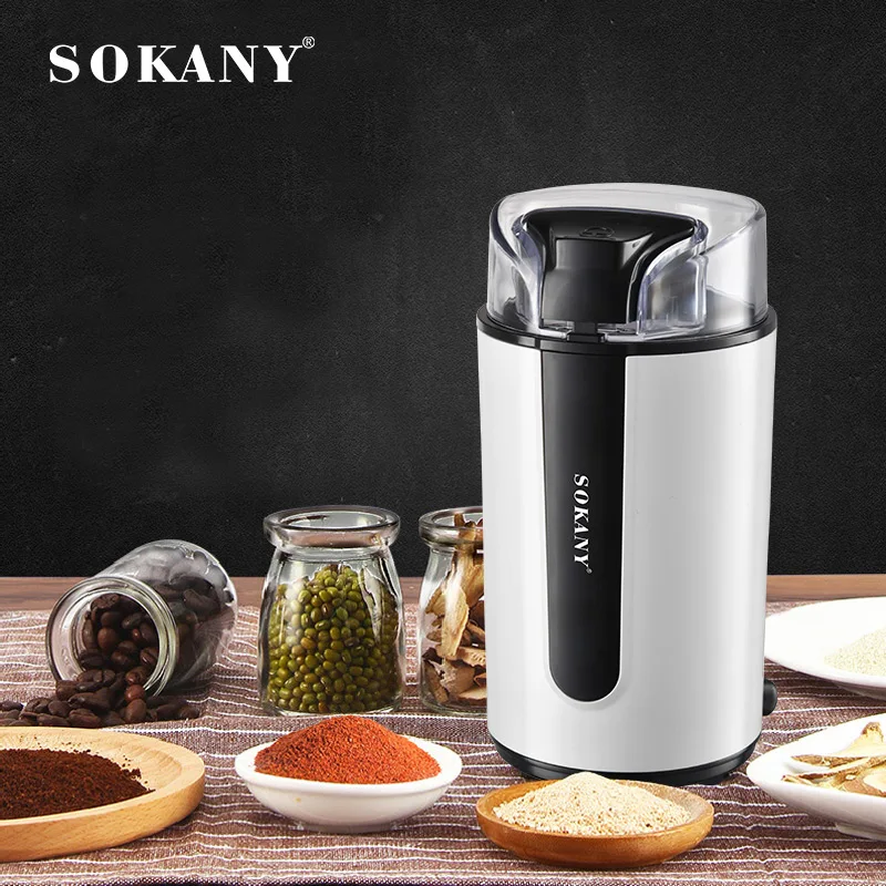 Molinillo de Café Eléctrico Sokany de Último Diseño, 200w de Alta  Eficiencia, Molinillo de Café Multifunción para el Hogar