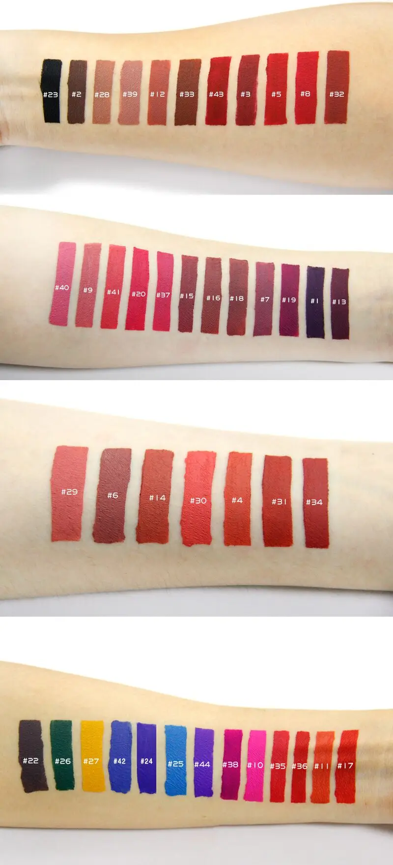 Custom 42-Color Lip Gloss Vendor Private Label Matte Mineral Liquid Lipstick Waterproof and Portable