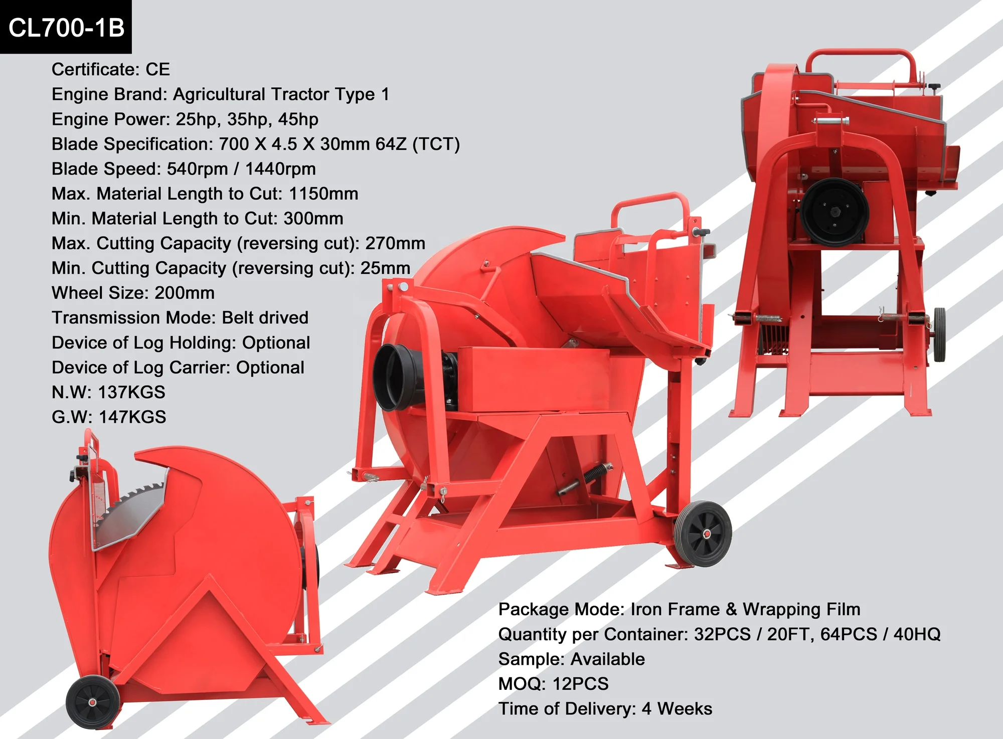 РАСПИЛОВОЧНЫЙ станок круглого бревна рулон древесины дерева регистрации горизонтальная машина для резки деревянного 700 мм 13.0Hp круговой дрова пила журнала
