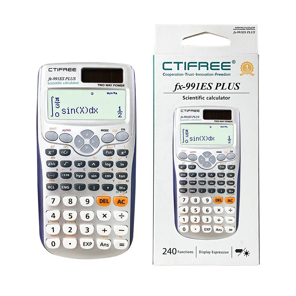 240-function Chinese Scientific Calculator FX-991ES
