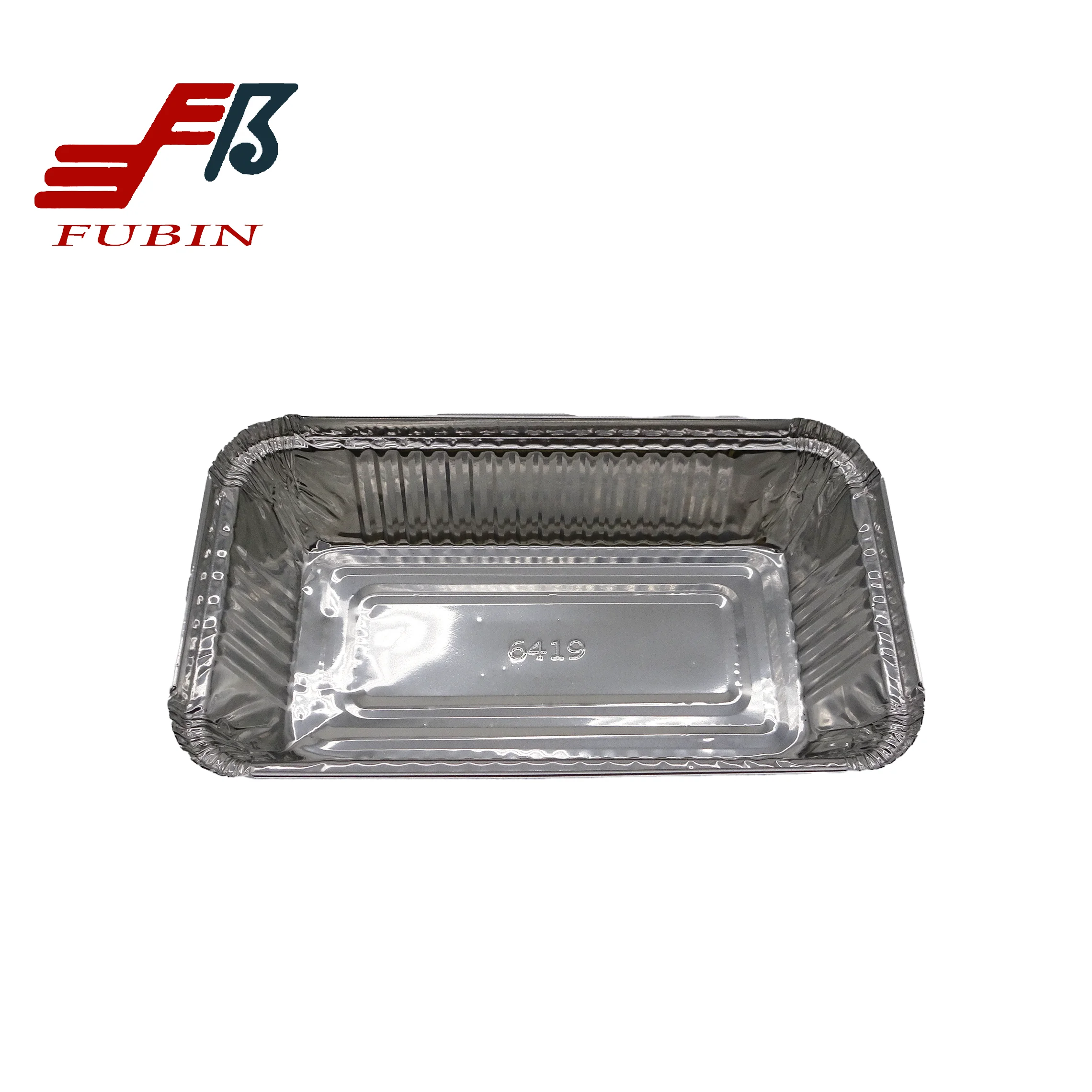 Household Kitchen 550ml Oem Rectangular Foil Trays For Cooking Pot