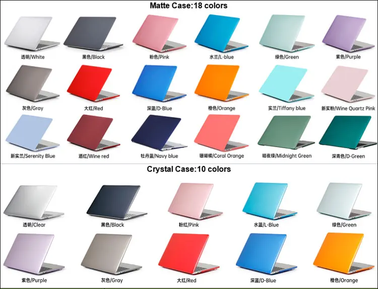 Laptop Case for Macbook Air 13 A2337 2020 A2338 M1 Chip Pro 13 12 11 15 for Macbook Pro 14 Case 2021 for Mac Book Pro 16 Case manufacture