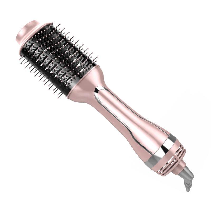 Dual Voltage Rotating Electric One-step Hair Dryer Blower Volumizer  Hairdryer Hood Hot air Brush Hair Styler