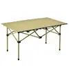 beige long table