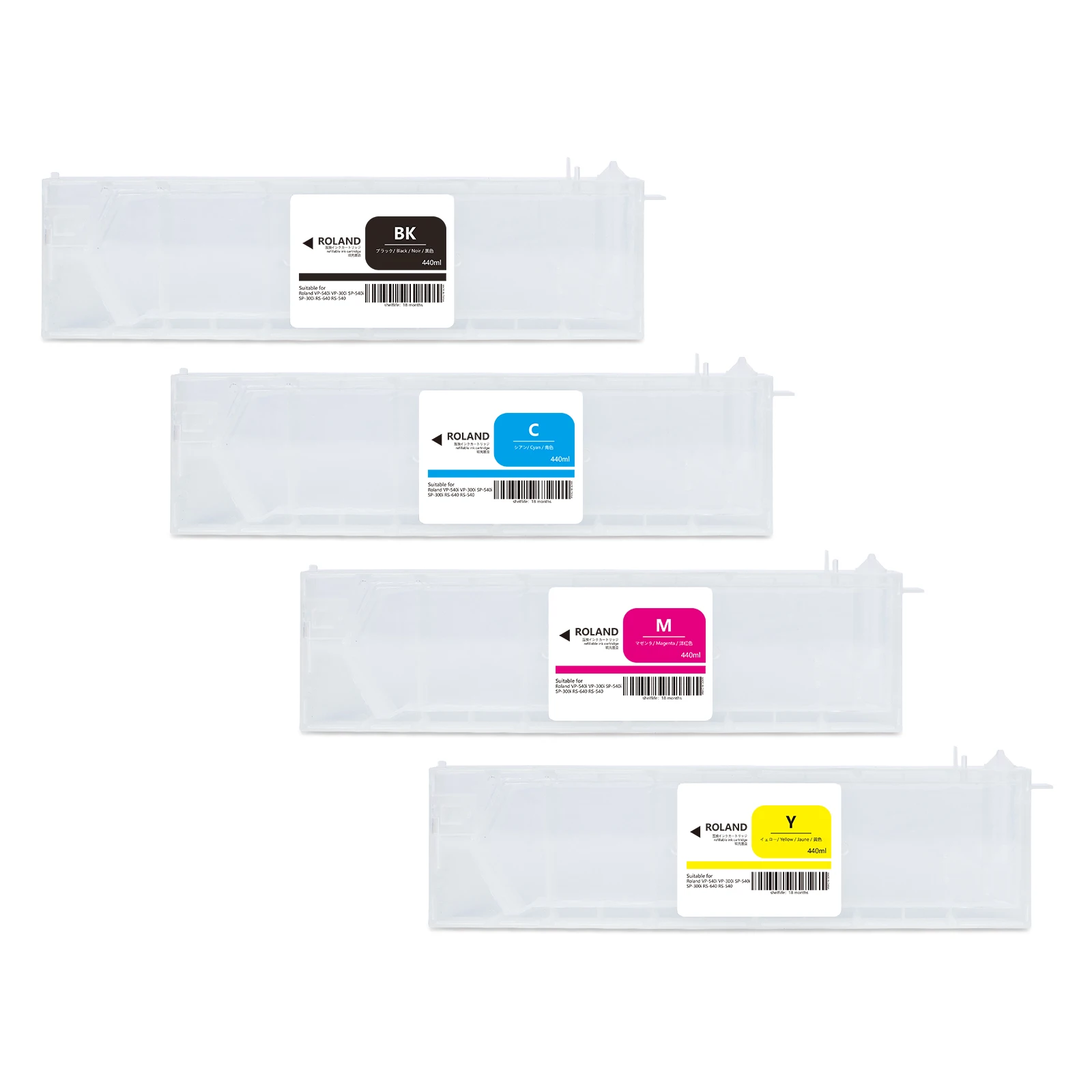 Eco Sol Max Empty Refillable Ink Cartridge With Chip For Roland Rs-640  Rs-540 Vp-540i Sp-540i Vp-300i Vp-300i Printers - Buy Empty Refillable Ink  Cartridge For Roland,Eco Sol Max Refillable Ink