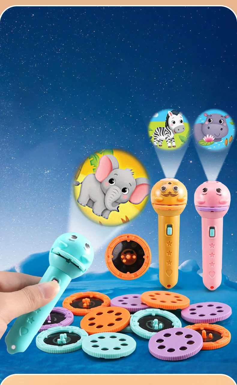 Child Early Education Projector Slide Story Machine Bedtime Toy Girl ...