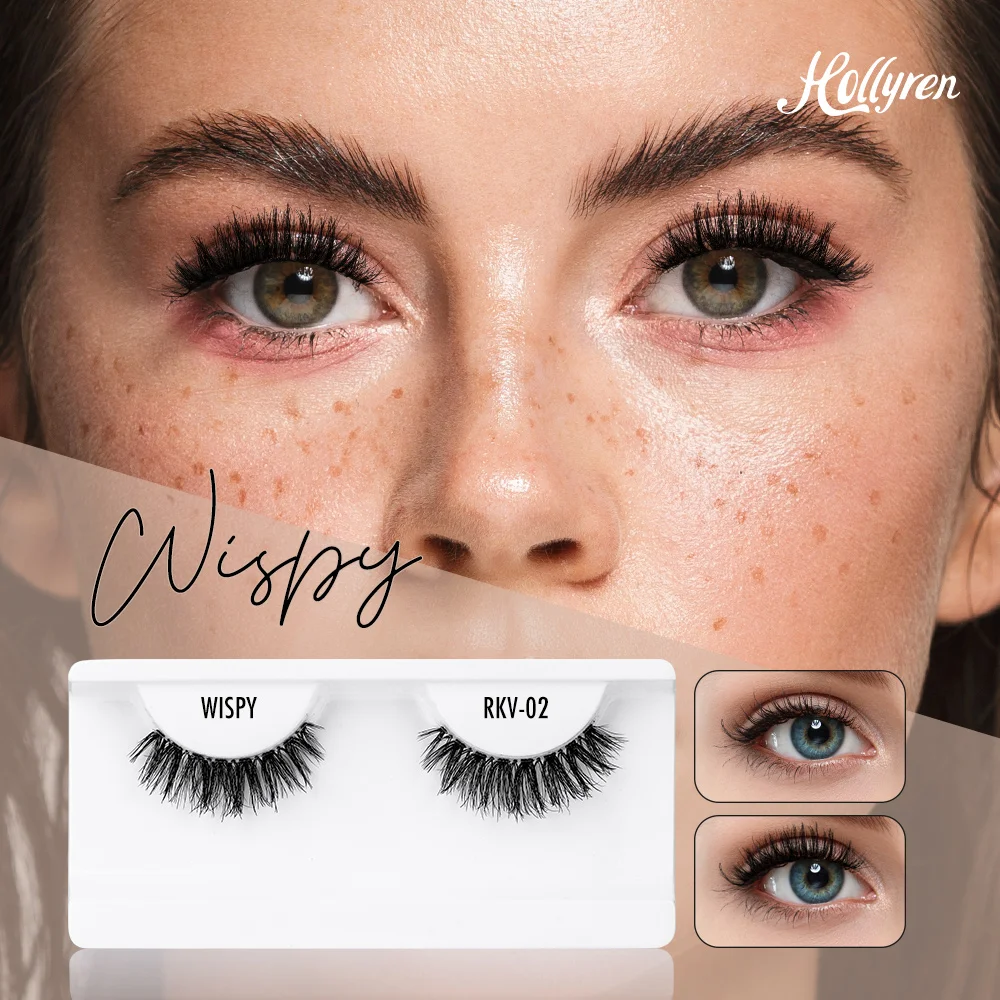 Hollyren Triangle Lash - Invisible Clear Band Faux Mink Eyelashes