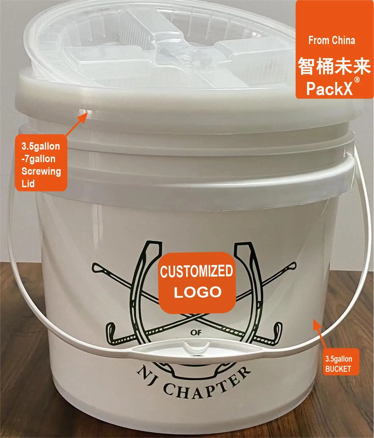 Seal Lid 5 Gallon Bucket Twist Lid Plastic Seal Lid Food Storage