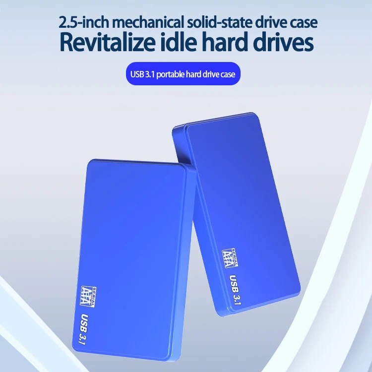 Welcome OEM Order, Factory Whole Selling Tool-free Usb 3.1 Serial Port Sata Laptop Ssd Solid State Drive Case Hard Drive Case & Bag - Buy External Mechanical Solid State Drive Box external Typec Reader For Solid State Drives tool Free Usb 3.1 Serial Port Drive Box move Hard Disk Case With Usb Interface typec Reader Compatible Ssd Box customizable Private Mold Drive Box blue Plastic Glue Ssd Box