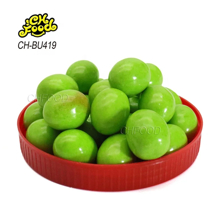 Manufacturer Wholesale Hot Selling Fruit Shape Big Jujube / Chinese Date Bubble Gum in Jar