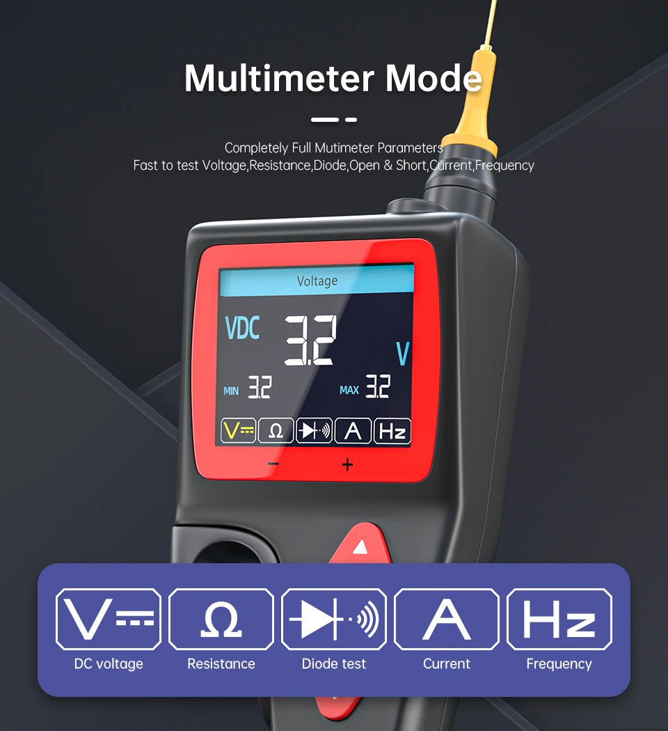 P200 Smart Hook Power Probe Automobile Probe Circuit Intelligent Analyzer Fault Diagnosis Tester