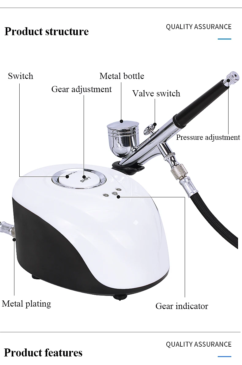 Private Label Mini Air Brush Gun Spray Cake Decorating Airbrush