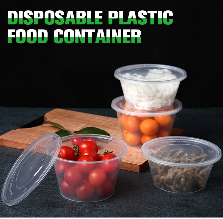 Rectangle Disposable Takeaway Plastic Storage Container Food Packaging