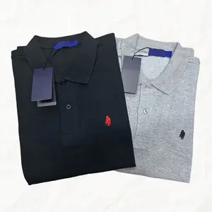 Top Quality Cotton Custom Embroidery Logo Men's Polo Shirts Casual Brand Sportswear Polos Home Tops Polo Tshirt for Men