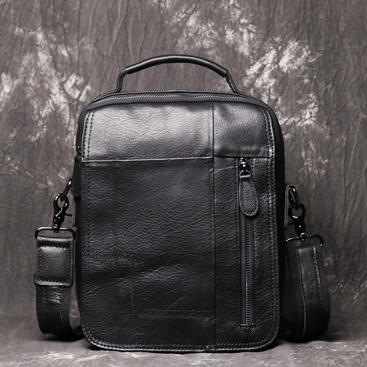 large leather sling bag