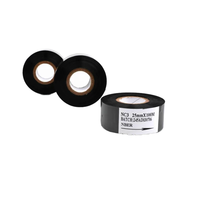SCF900 25mm*100mCoding Machine Ribbon Suitable for HP241B HP241G HP501 Hot Coding Machine Carbon Ribbon Packaging Machine Ribbon