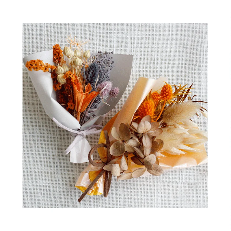 2023 Soft Dream Natural Crafts Small Mini Dried Preserved Flower for Home Decor High Quality Indonesia Style Bouquet