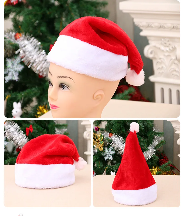 2024 Merry Christmas Models Factory Christmas Hat With Light High ...