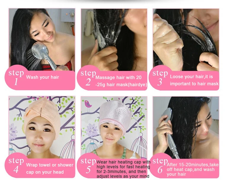 Professional Types Of Hair Care Thermal Steamer Cap 2022 Buy Steamer