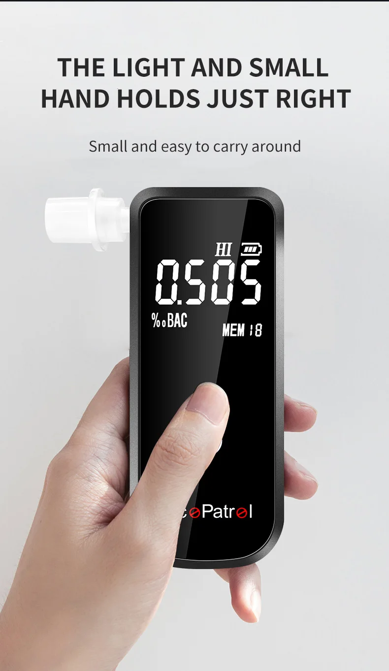 1476 Personal Self Test Breath Alcohol Tester Breathalyzer Alcohol